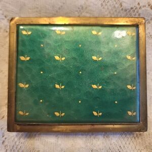 VTG Karl Schibensky Enamel & Brass Mid-Century Box